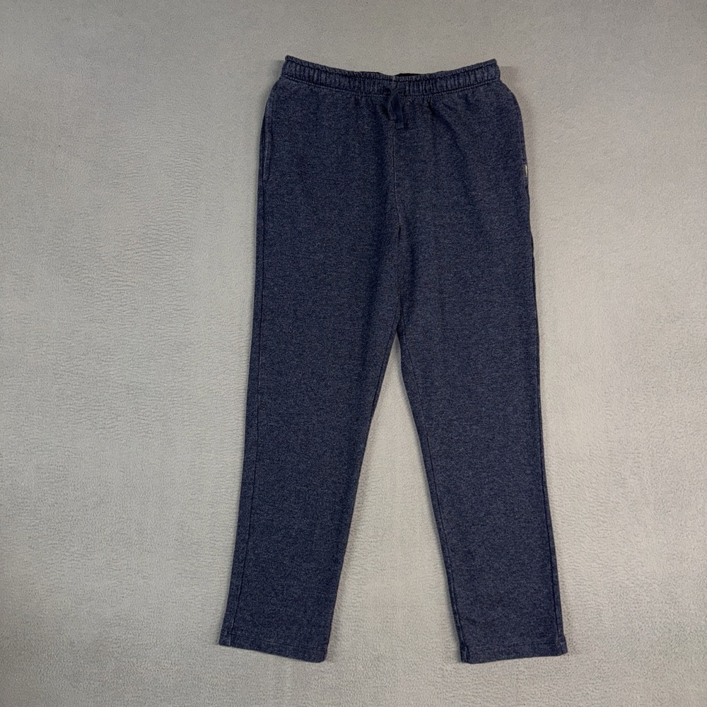 Eddie Bauer Pants Mens Medium Blue Straight Fleece Pull On Stretch Sleepwear